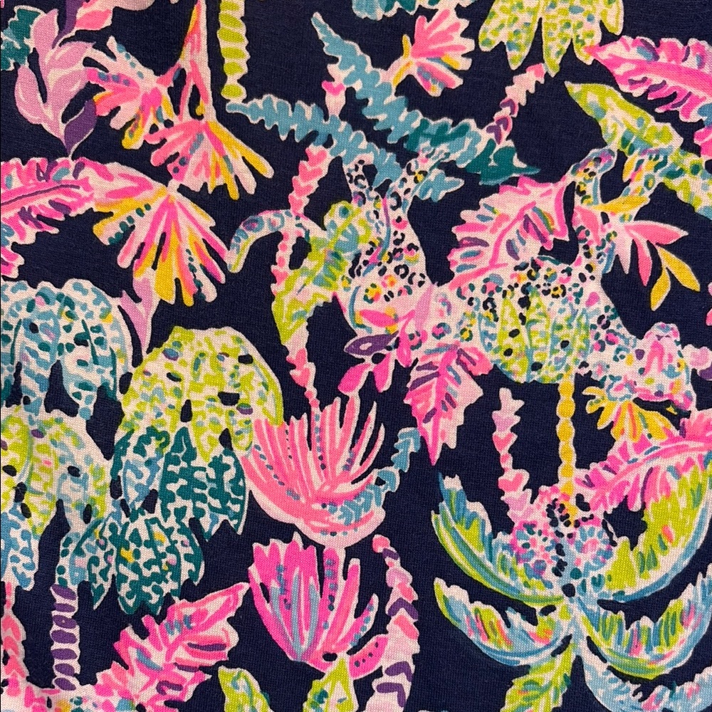 Lilly Pulitzer Jodee Pink and Purple Flutter Sleeve Sundress - Picture 5 of 9